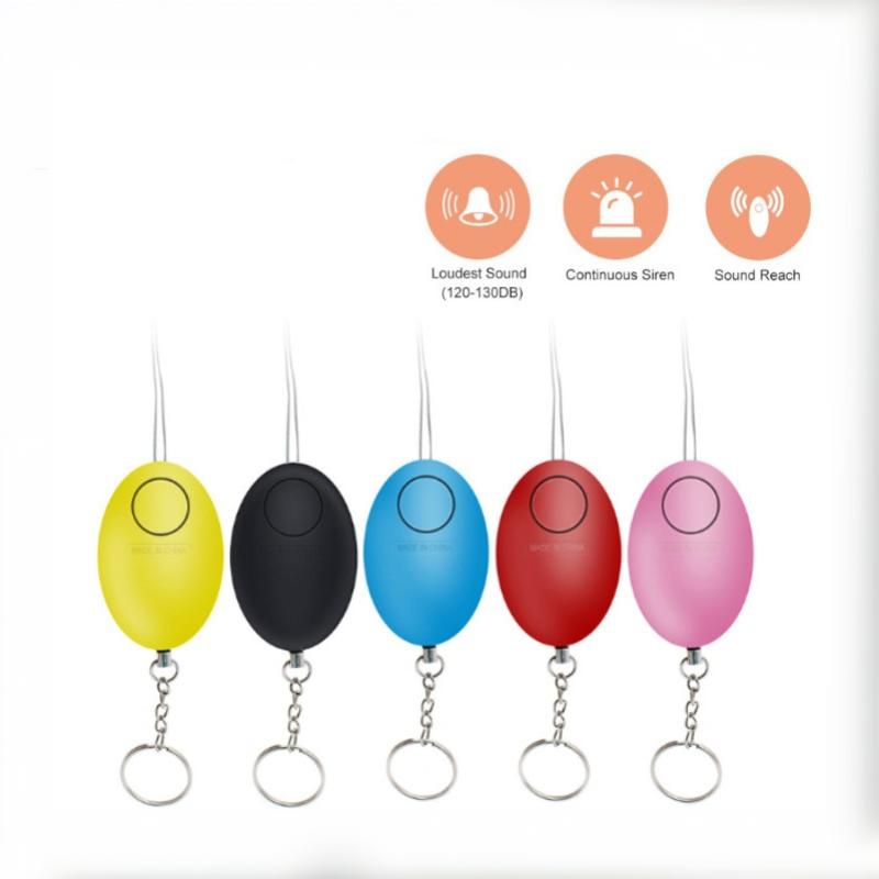 1PC 120dB Loud Personal Safety - Personal Alarm Keychain recension och pris