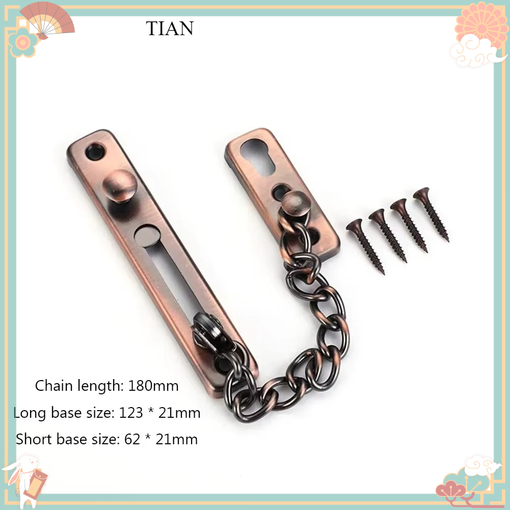 Door Chain with Lock Door Lock - Security Chain Door recension och pris
