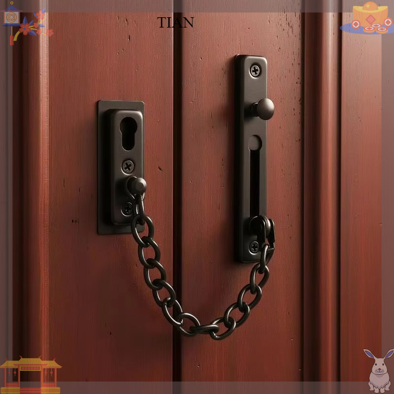 Door Chain with Lock Door Lock - Security Chain Door recension och pris