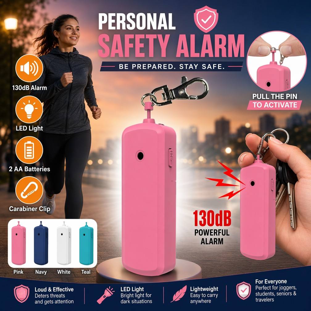 Portable 130dB Anti Wolf Alarm - Personal Alarm Keychain recension och pris