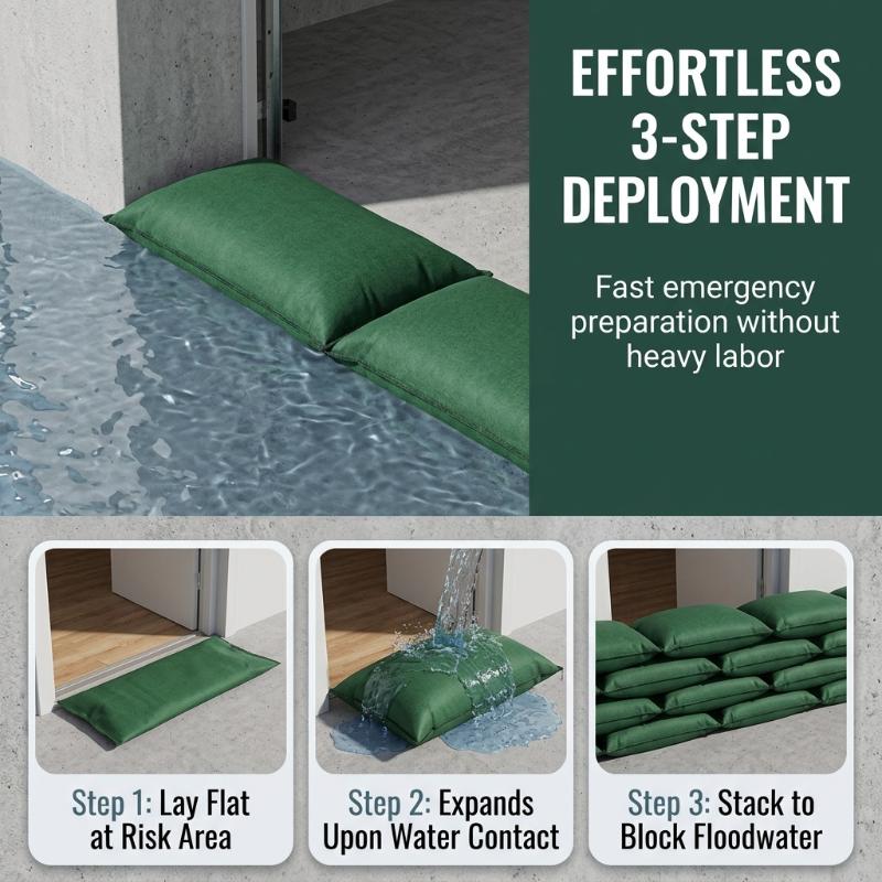 Quick Expand Self Inflating Wa - Flood Barrier Bag recension och pris